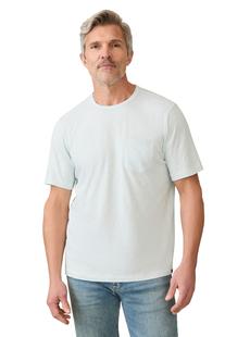 Faherty Sunwashed Regenerative Cotton Pocket Tee SKY