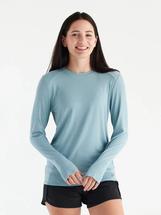 Free Fly Women's Bamboo Shade Long Sleeve II OCEANMIST