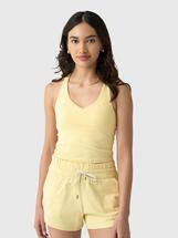 Vuori Halo Performance Crop 2.0 LEMONSNAPHEATHER