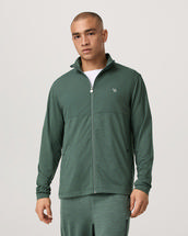 Vuori Men's Sunday Element Track Jacket AGATEGREENHEATHER