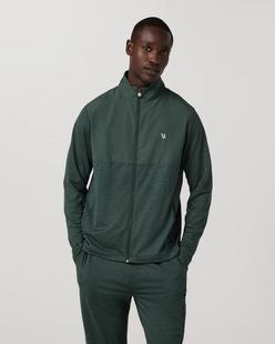 Vuori Men's Sunday Element Track Jacket HEMLOCKHEATHER