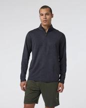 Vuori Men's Ponto Half Zip Mock Neck CHARCOALHEATHER