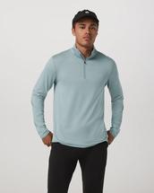 Vuori Men's Ponto Half Zip Mock Neck MISTYBLUEHEATHER