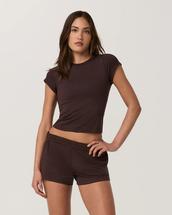 Vuori Women's Halo Baby Tee JAVAHEATHER