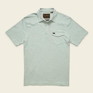 Howler Bros Ranchero Polo SEAFOAM