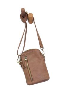 Joy Susan Jolene Crossbody Phone Bag COCOA