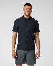 Vuori Men's Short Sleeve Manhattan Button Down BLACK