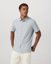Vuori Men's Short Sleeve Manhattan Button Down HARBORGREY