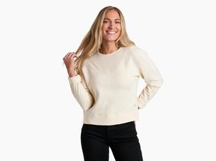 Kuhl Women's LOLA PULLOVER SWEATSHIRT IVORY