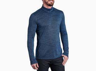Kuhl Men's ALLOY 1/4 ZIP MIDNIGHT