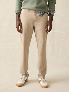 Faherty Men's Coastline Stretch Chino UTILITYKHAKI