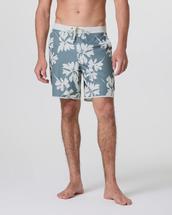 Vuori Men's Cruise Boardshort DUSTYBLUEPLUMERIA