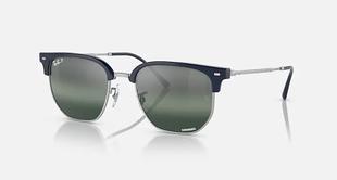 Ray-Ban Clubmaster Blue Silver W/ Blue Polar BLUEONSILVER