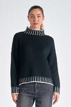 Elan Women's Valma Sweater BLACK