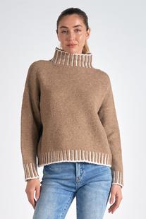 Elan Women's Valma Sweater TAN