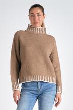 Elan Women's Valma Sweater TAN