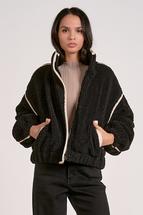 Elan Women's Fleece Jacket BLK/OFFWHITE