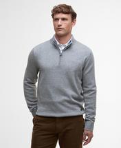 Barbour Men's Kelson Half-Zip Jumper GREYMARL