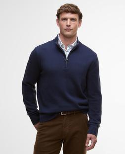 Barbour Men's Kelson Half-Zip Jumper NAVY