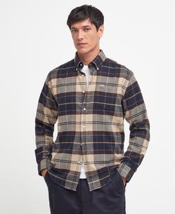 Barbour Men's Hogside Tartan Regular Long-Sleeved Shirt AUTUMNDRESS