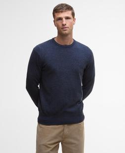 Barbour Men's Waterbury Crew Neck Jumper NAVY