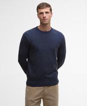 Barbour Men's Waterbury Crew Neck Jumper NAVY