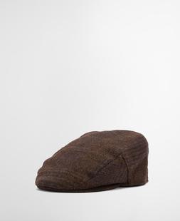 Barbour Deveron Tweed Flat Cap COFFEE