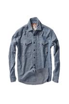 Relwen Utility Workshirt BLU/WHITE/NVYHTOOTH