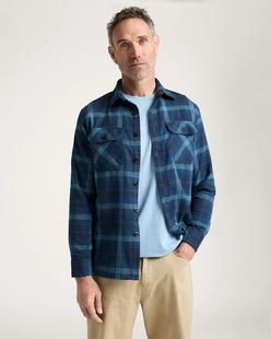 Pendleton Men's Plaid Burnside Flannel Shirt DENIMPLAID
