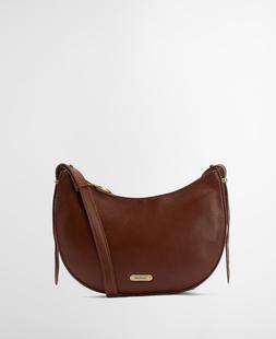 Barbour Sorrel Leather Sling Bag BROWN