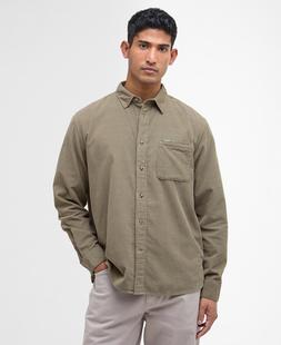 Barbour Men's Bramside Relaxed Cord Shirt OLIVE