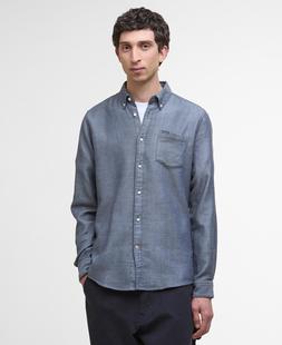 Barbour Men's Buckley Tailored Long-Sleeved Shirt DARKNAVY