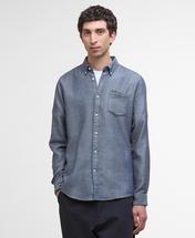 Barbour Men's Buckley Tailored Long-Sleeved Shirt DARKNAVY