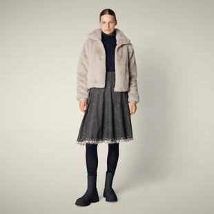 Save The Duck Women's Jeon Reversible Jacket RAINYBEIGE