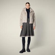 Save The Duck Women's Jeon Reversible Jacket RAINYBEIGE