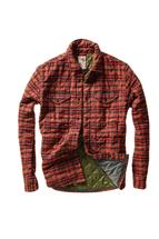 Relwen Qltd Flannel Shirtjacket BURNTREDCHECK