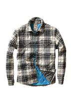 Relwen Qltd Flannel Shirtjacket CREAMFOREST