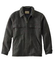 L.L. Bean Men's Maine Guide Zip-Front Jac-Shirt with PrimaLoft, Plaid MALONE