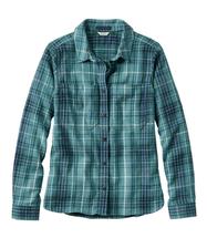 L.L. Bean Women's 1912 Field Flannel Shirt STORMTEAL