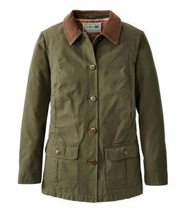 L.L. Bean Women's Adirondack Barn Coat, Flannel-Lined LODEN