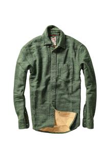 Relwen Chamois-Lined Flannel GREEN/NVY/BLK