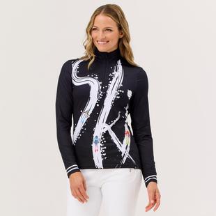 Krimson Klover Ariel Ski Base Layer Top BLACK