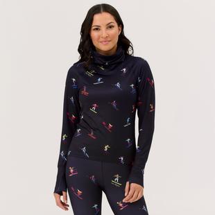 Krimson Klover Multi Skiers Turtleneck BLACK