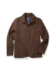 Grayers Tweed Industrial Jacket - Brown Herringbone BROWNHERRINGBONE