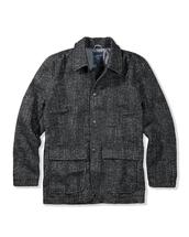 Grayers Bogie Wool Herringbone Car Coat - Charcoal CHARCOAL