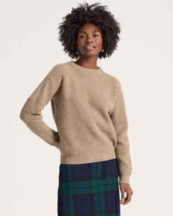 Pendleton Women's Donegal Eyelet Sweater TAN
