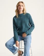 Pendleton Women's Donegal Eyelet Sweater TEAL