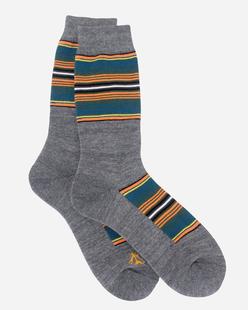 Pendleton National Park Stripe Crew Sock CHARCOAL