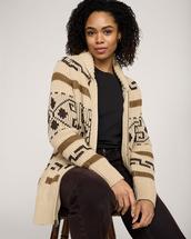 Pendleton Women's Westerley Cardigan TAN/BROWNMULTI
