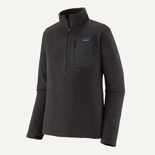 Patagonia Men's R1 Air Fleece Zip-Neck BLK